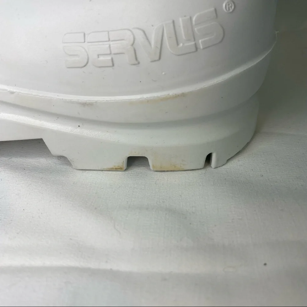 DIKEN Women’s Size 9 Men’s Size 7 Boots Rubber Waterproof White SERVUS NWT
